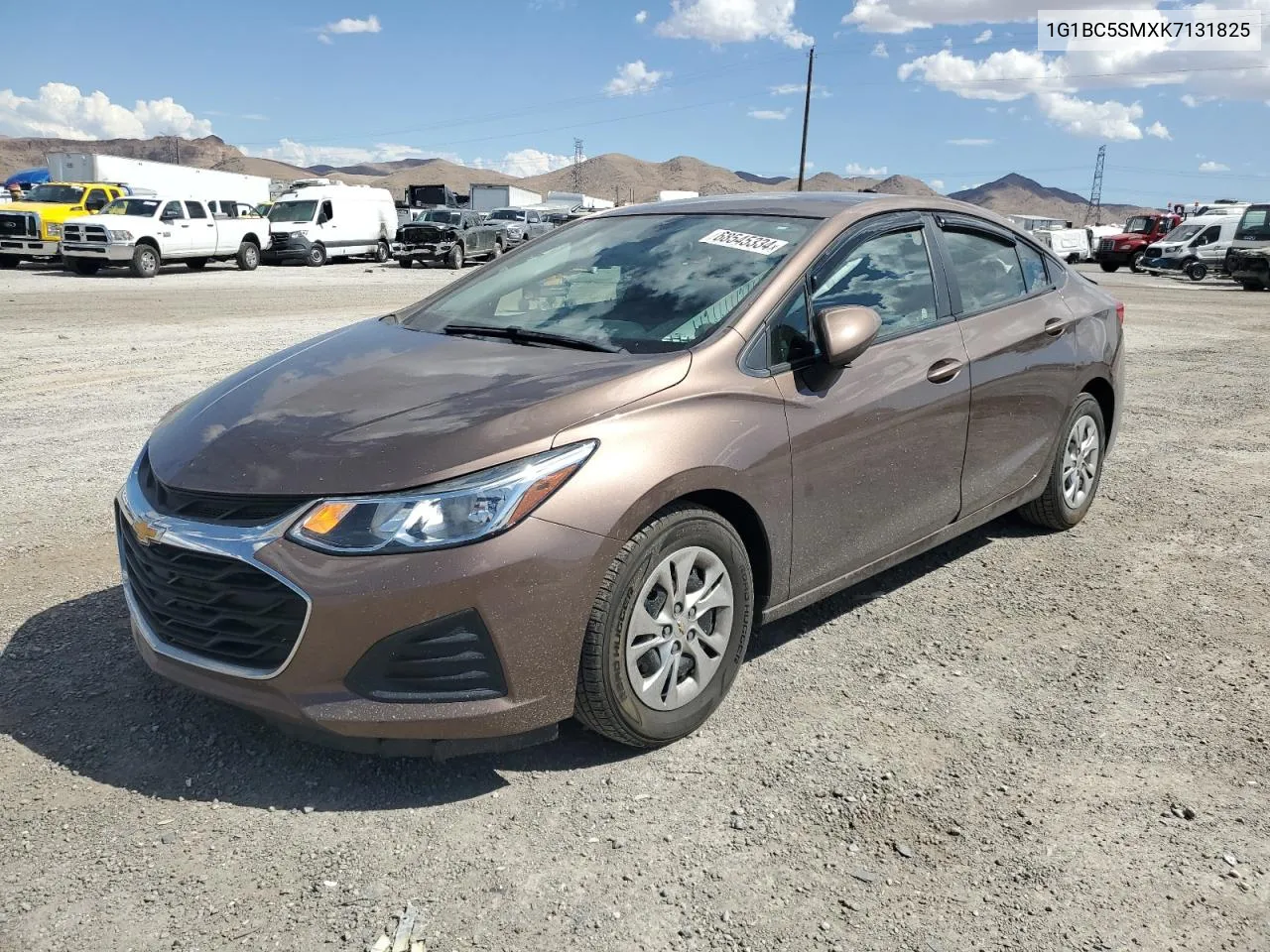 2019 Chevrolet Cruze Ls VIN: 1G1BC5SMXK7131825 Lot: 68545334