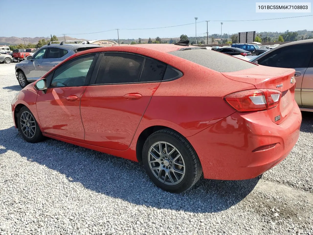 2019 Chevrolet Cruze Ls VIN: 1G1BC5SM6K7108803 Lot: 68703344