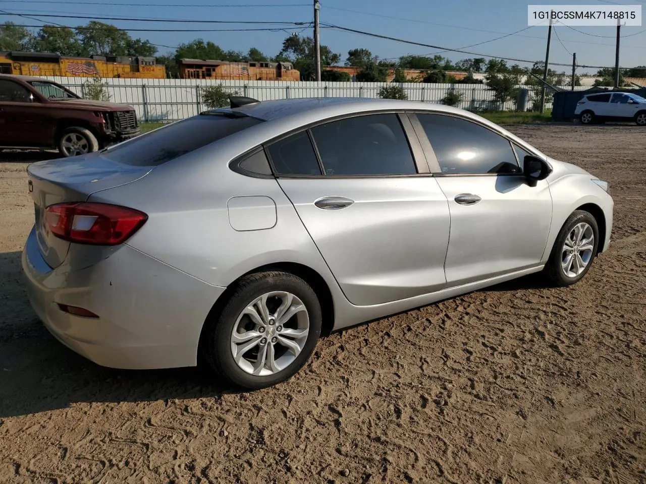 2019 Chevrolet Cruze Ls VIN: 1G1BC5SM4K7148815 Lot: 68744924