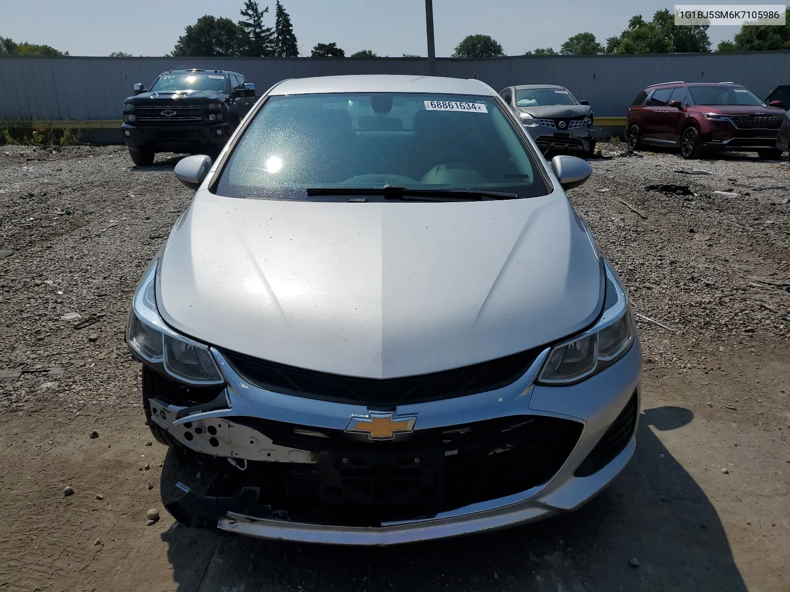 2019 Chevrolet Cruze VIN: 1G1BJ5SM6K7105986 Lot: 68861634