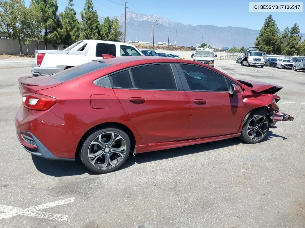 2019 Chevrolet Cruze Lt VIN: 1G1BE5SM8K7136547 Lot: 69236994