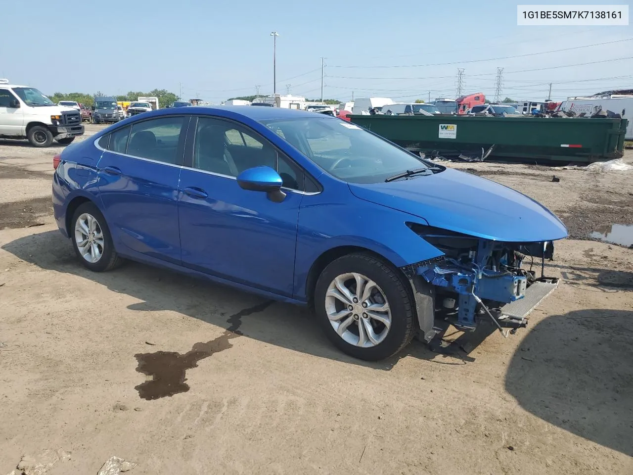 2019 Chevrolet Cruze Lt VIN: 1G1BE5SM7K7138161 Lot: 69409704