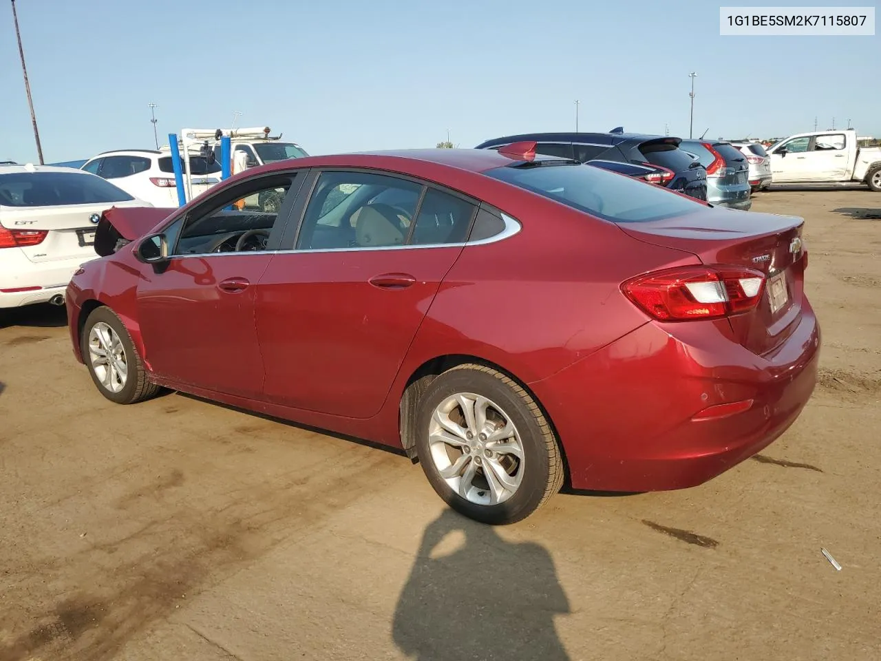 2019 Chevrolet Cruze Lt VIN: 1G1BE5SM2K7115807 Lot: 69685494