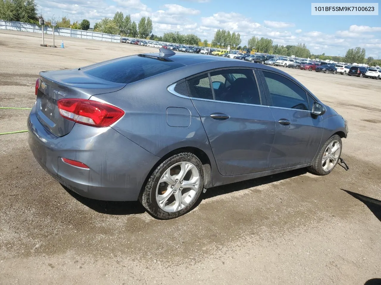 2019 Chevrolet Cruze Premier VIN: 1G1BF5SM9K7100623 Lot: 70027124