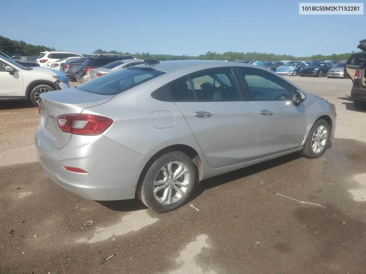 2019 Chevrolet Cruze Ls VIN: 1G1BC5SM2K7152281 Lot: 70032704