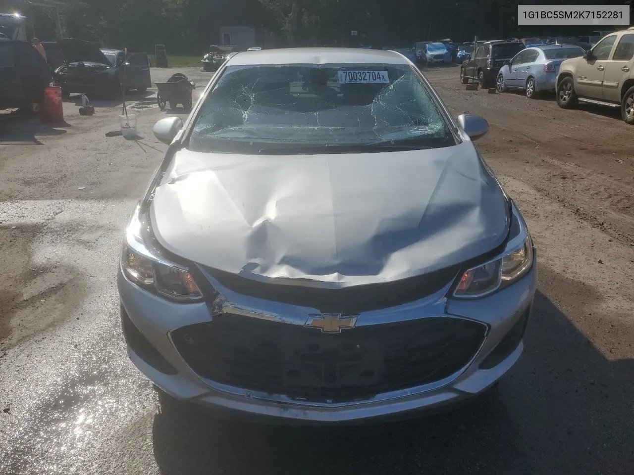 2019 Chevrolet Cruze Ls VIN: 1G1BC5SM2K7152281 Lot: 70032704