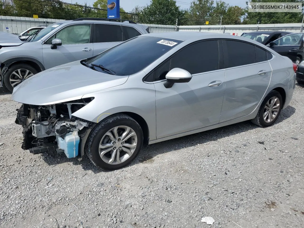 2019 Chevrolet Cruze Lt VIN: 1G1BE5SM0K7143945 Lot: 70078644