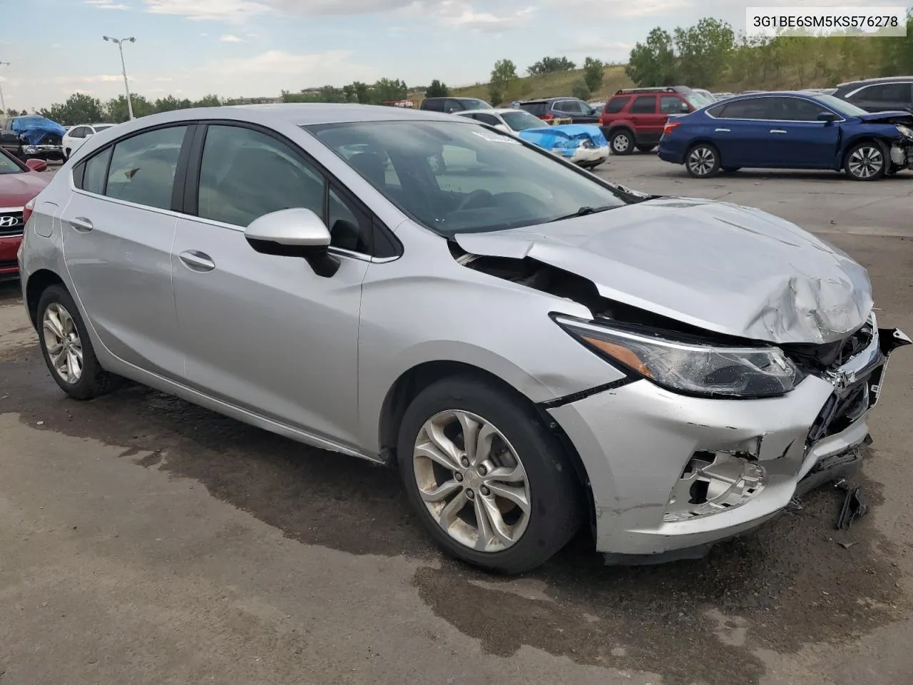 2019 Chevrolet Cruze Lt VIN: 3G1BE6SM5KS576278 Lot: 70099624