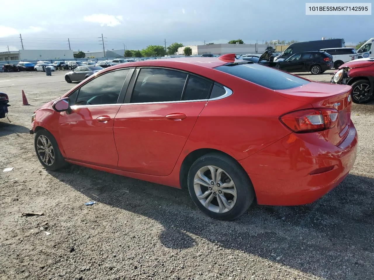 2019 Chevrolet Cruze Lt VIN: 1G1BE5SM5K7142595 Lot: 70405614