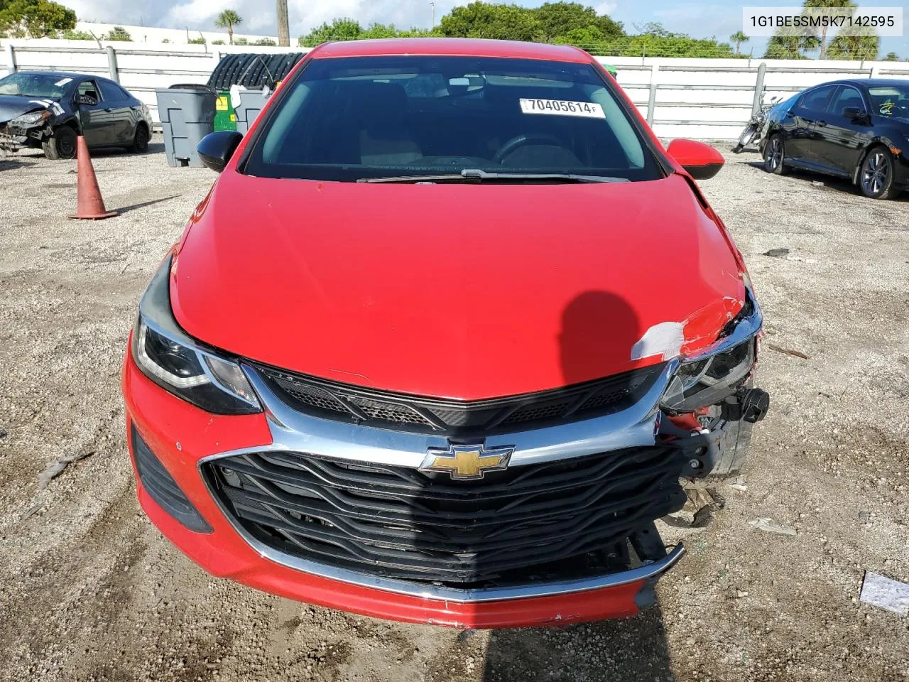 2019 Chevrolet Cruze Lt VIN: 1G1BE5SM5K7142595 Lot: 70405614