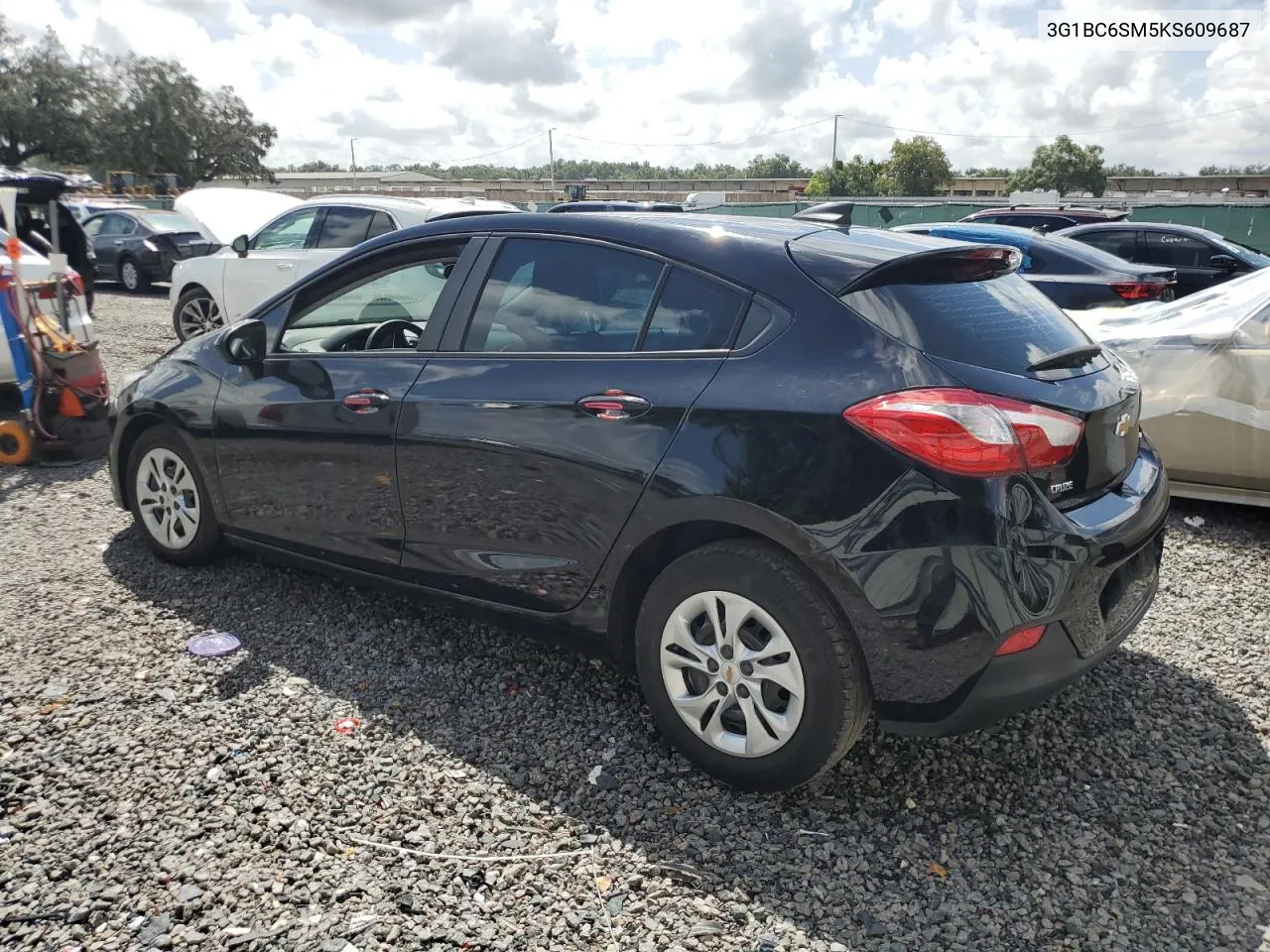 2019 Chevrolet Cruze Ls VIN: 3G1BC6SM5KS609687 Lot: 70579164