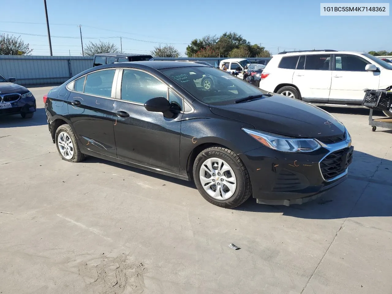 2019 Chevrolet Cruze Ls VIN: 1G1BC5SM4K7148362 Lot: 71286574