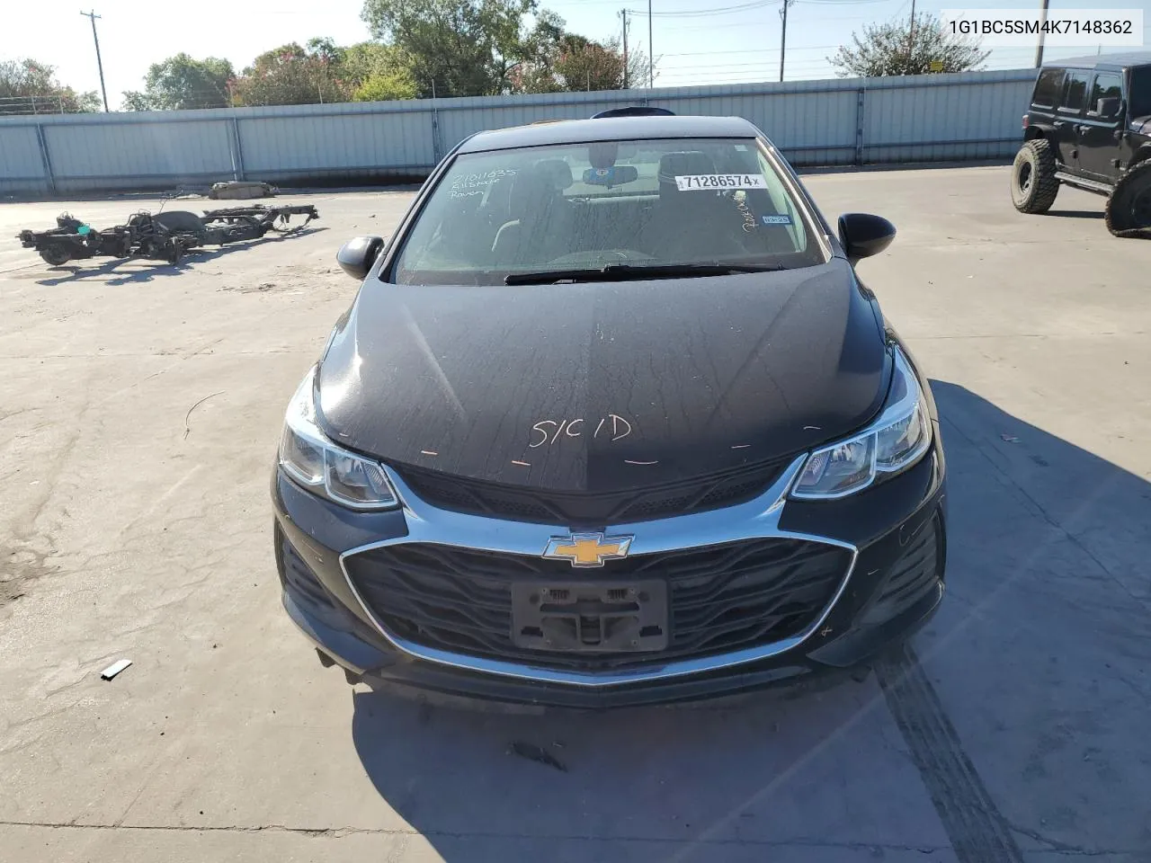 2019 Chevrolet Cruze Ls VIN: 1G1BC5SM4K7148362 Lot: 71286574