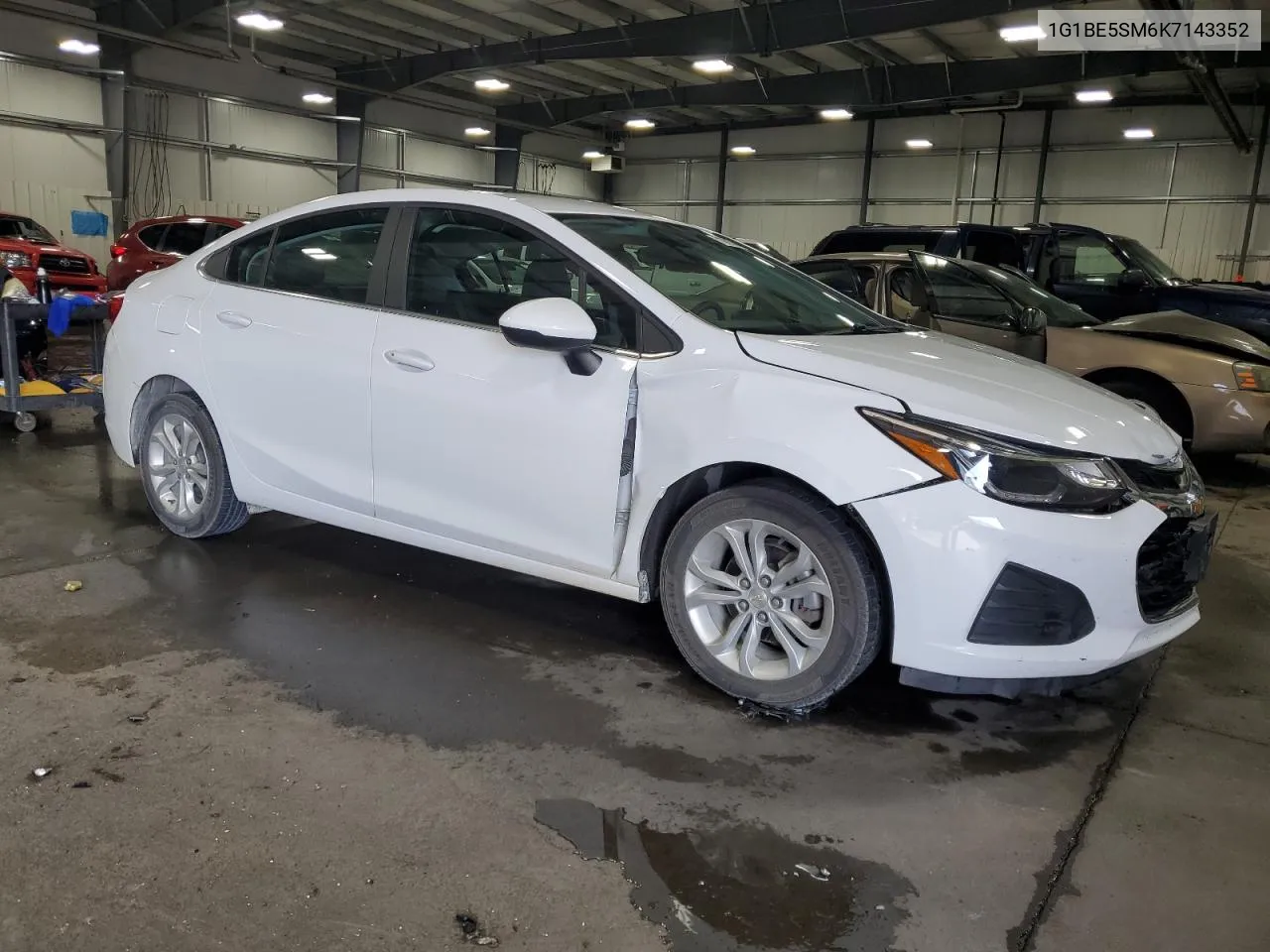 2019 Chevrolet Cruze Lt VIN: 1G1BE5SM6K7143352 Lot: 71360734