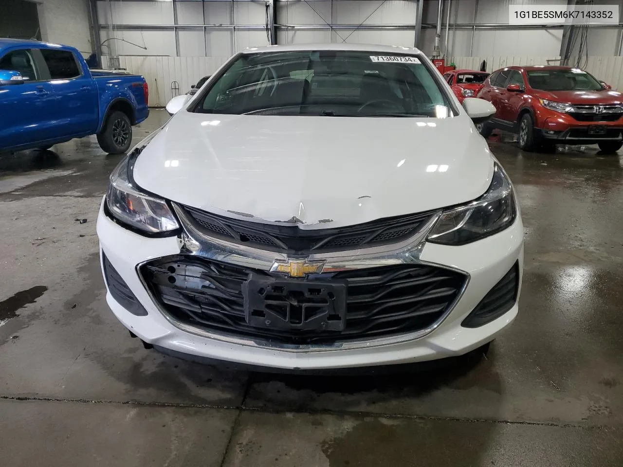 2019 Chevrolet Cruze Lt VIN: 1G1BE5SM6K7143352 Lot: 71360734