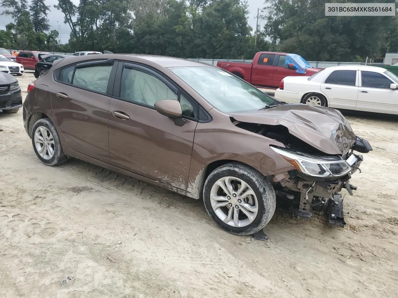 2019 Chevrolet Cruze Ls VIN: 3G1BC6SMXKS561684 Lot: 71456314