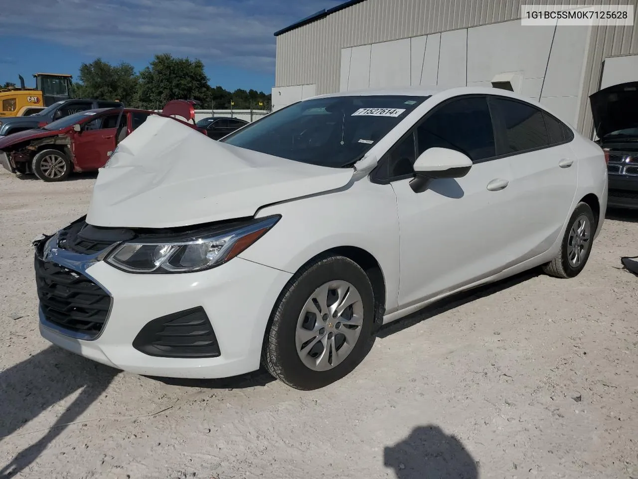 2019 Chevrolet Cruze Ls VIN: 1G1BC5SM0K7125628 Lot: 71527614