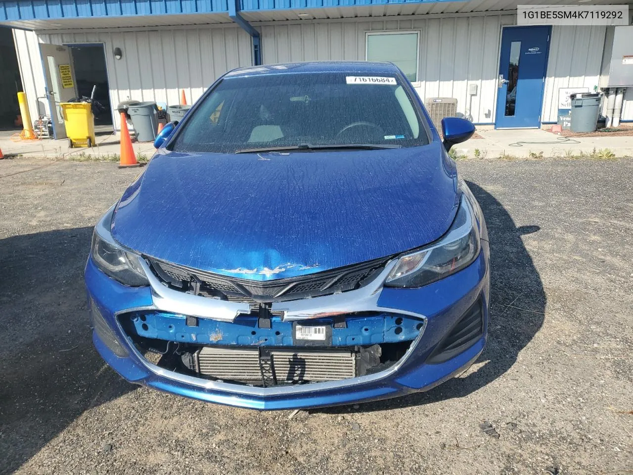 2019 Chevrolet Cruze Lt VIN: 1G1BE5SM4K7119292 Lot: 71616684