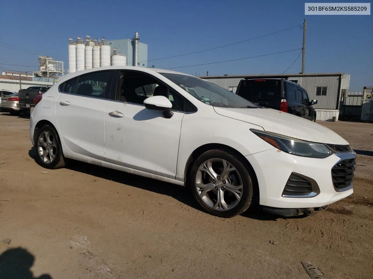 2019 Chevrolet Cruze Premier VIN: 3G1BF6SM2KS585209 Lot: 71743734