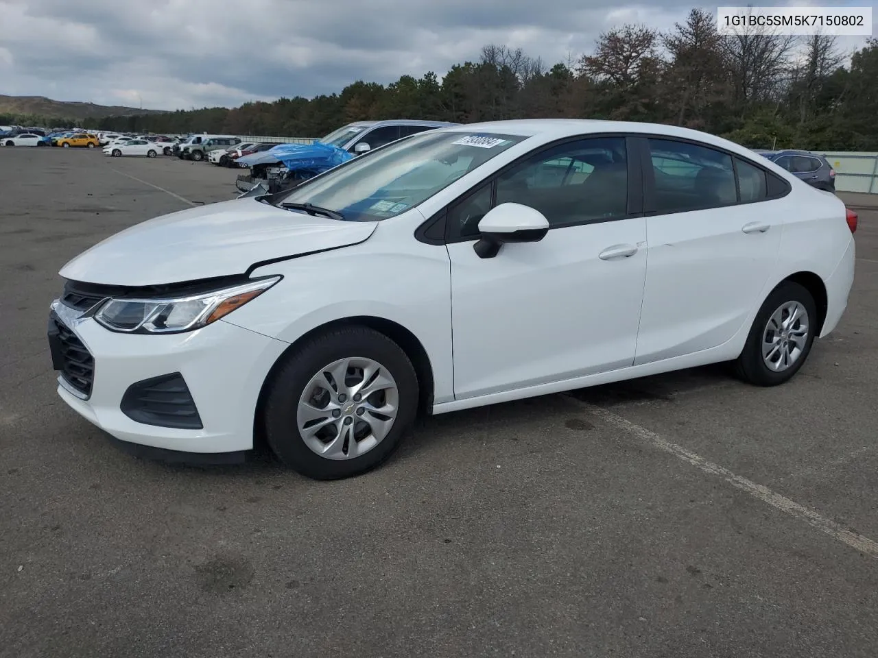 2019 Chevrolet Cruze Ls VIN: 1G1BC5SM5K7150802 Lot: 71930884