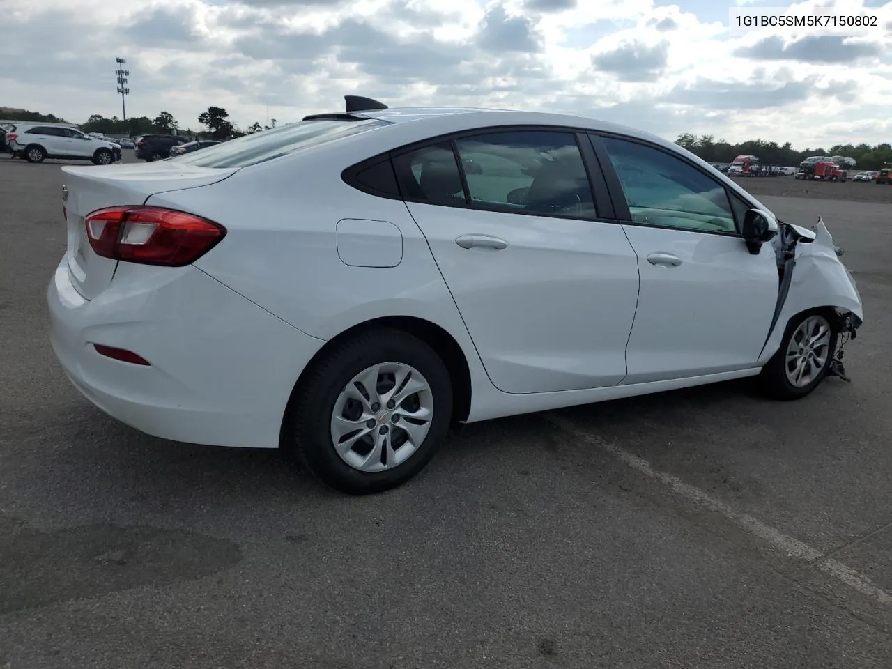 2019 Chevrolet Cruze Ls VIN: 1G1BC5SM5K7150802 Lot: 71930884