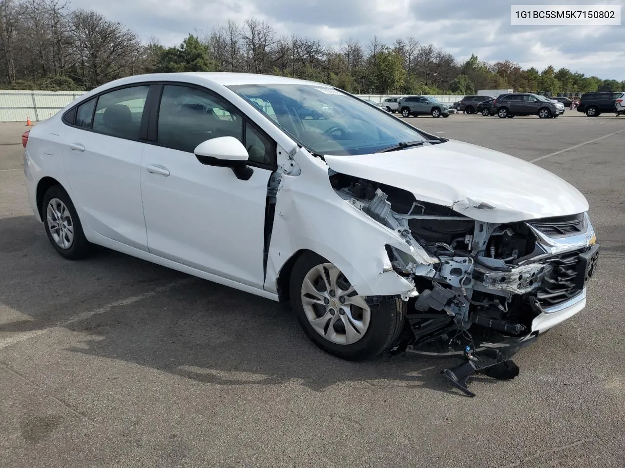 2019 Chevrolet Cruze Ls VIN: 1G1BC5SM5K7150802 Lot: 71930884