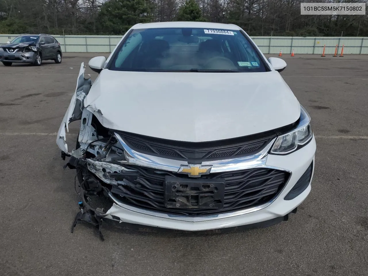 2019 Chevrolet Cruze Ls VIN: 1G1BC5SM5K7150802 Lot: 71930884