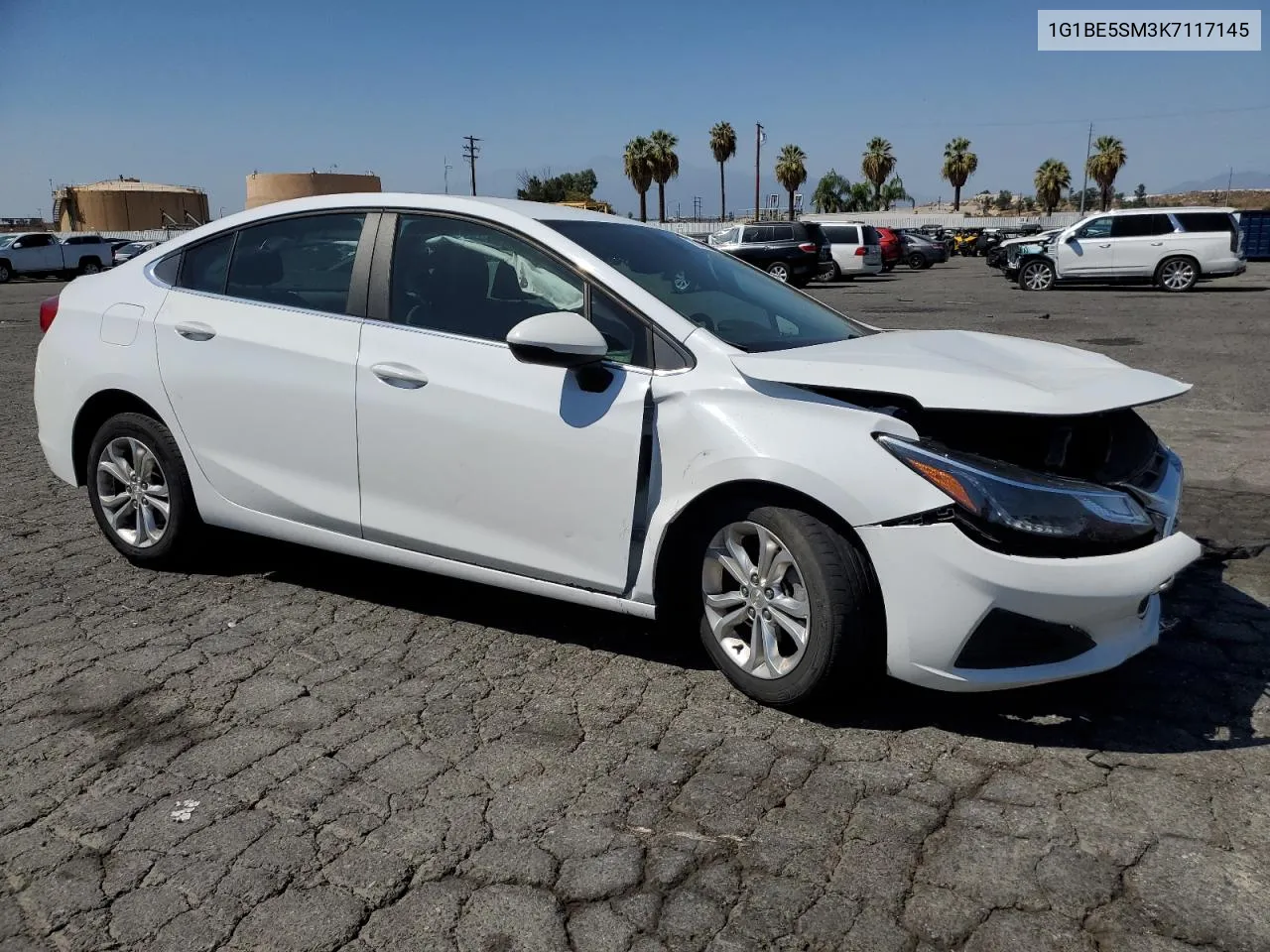 2019 Chevrolet Cruze Lt VIN: 1G1BE5SM3K7117145 Lot: 72058844