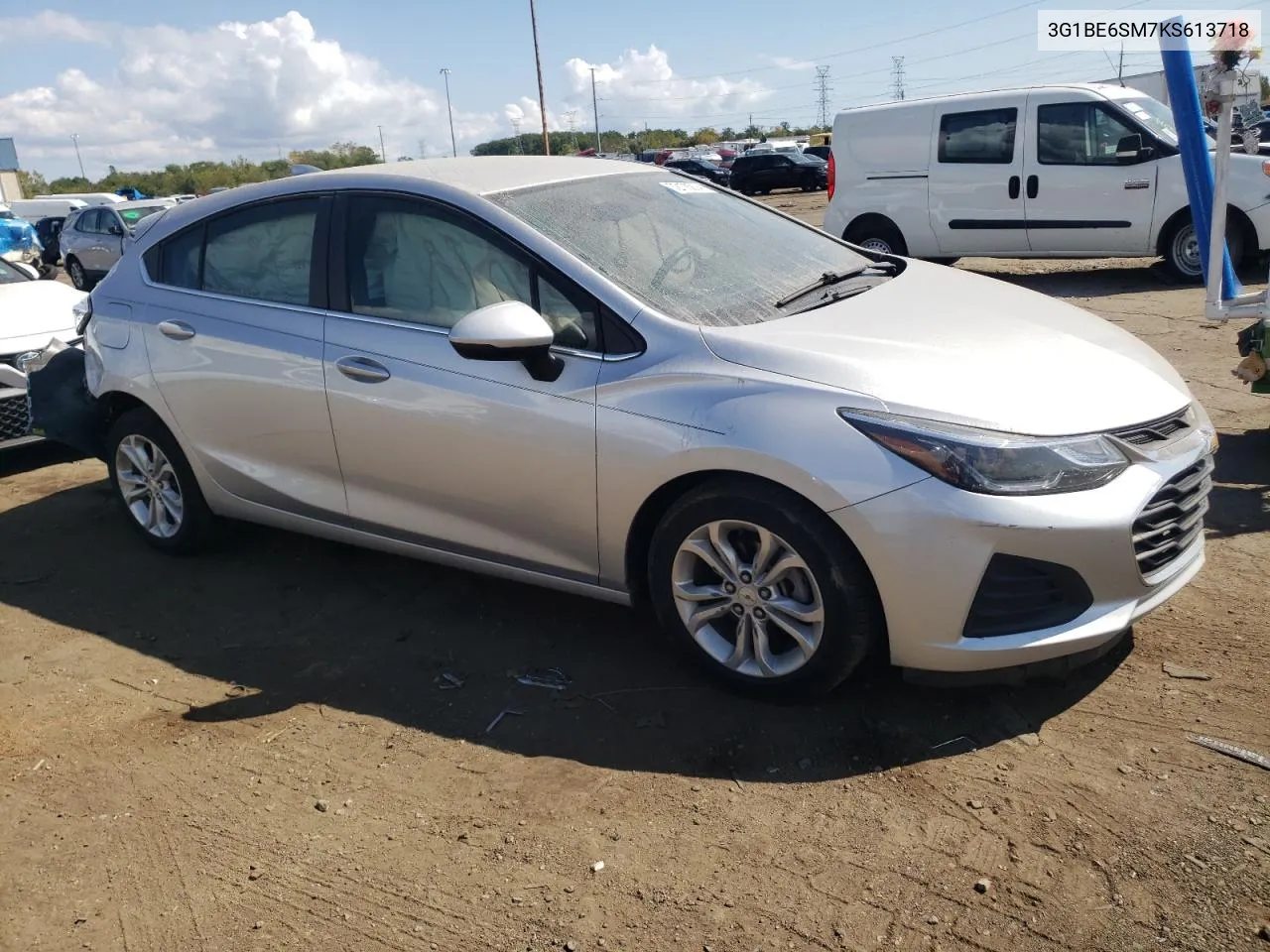 2019 Chevrolet Cruze Lt VIN: 3G1BE6SM7KS613718 Lot: 72170914