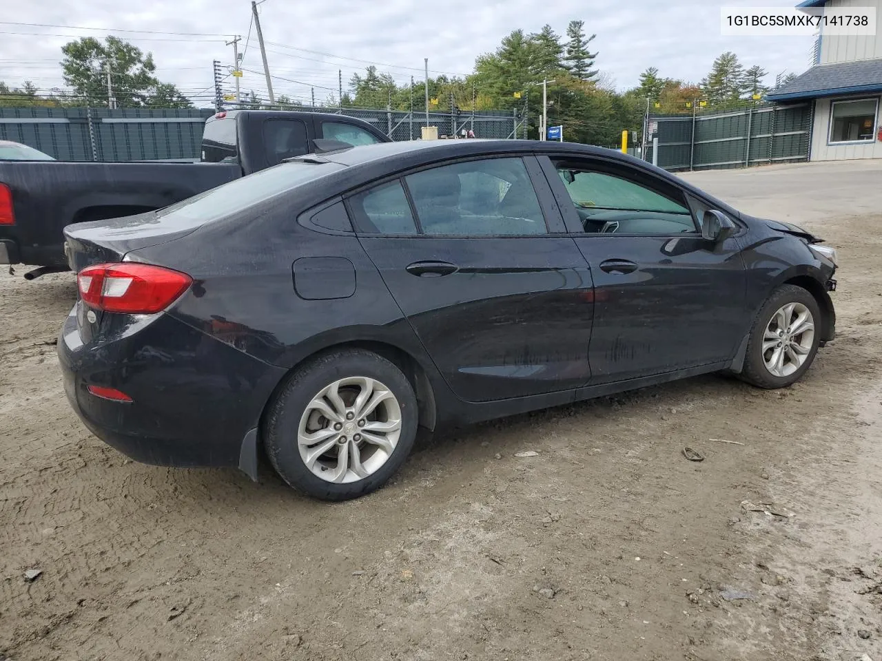 2019 Chevrolet Cruze Ls VIN: 1G1BC5SMXK7141738 Lot: 72227914