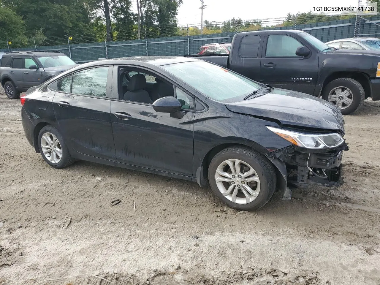 2019 Chevrolet Cruze Ls VIN: 1G1BC5SMXK7141738 Lot: 72227914