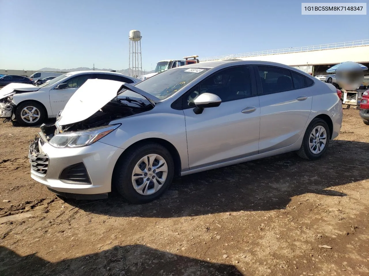 2019 Chevrolet Cruze Ls VIN: 1G1BC5SM8K7148347 Lot: 72353704