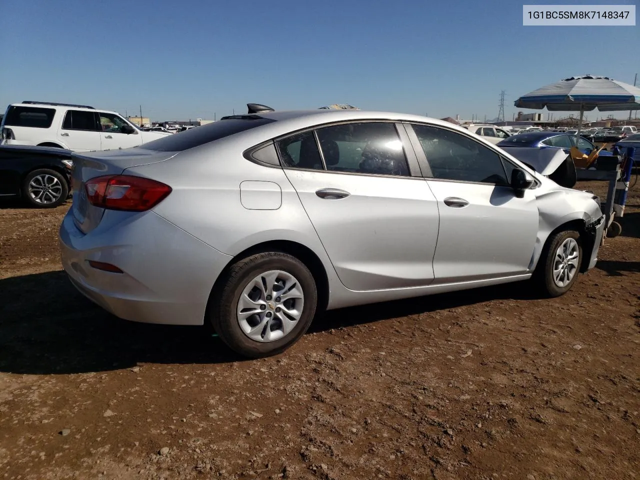 2019 Chevrolet Cruze Ls VIN: 1G1BC5SM8K7148347 Lot: 72353704