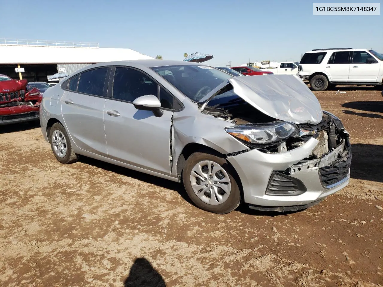 1G1BC5SM8K7148347 2019 Chevrolet Cruze Ls