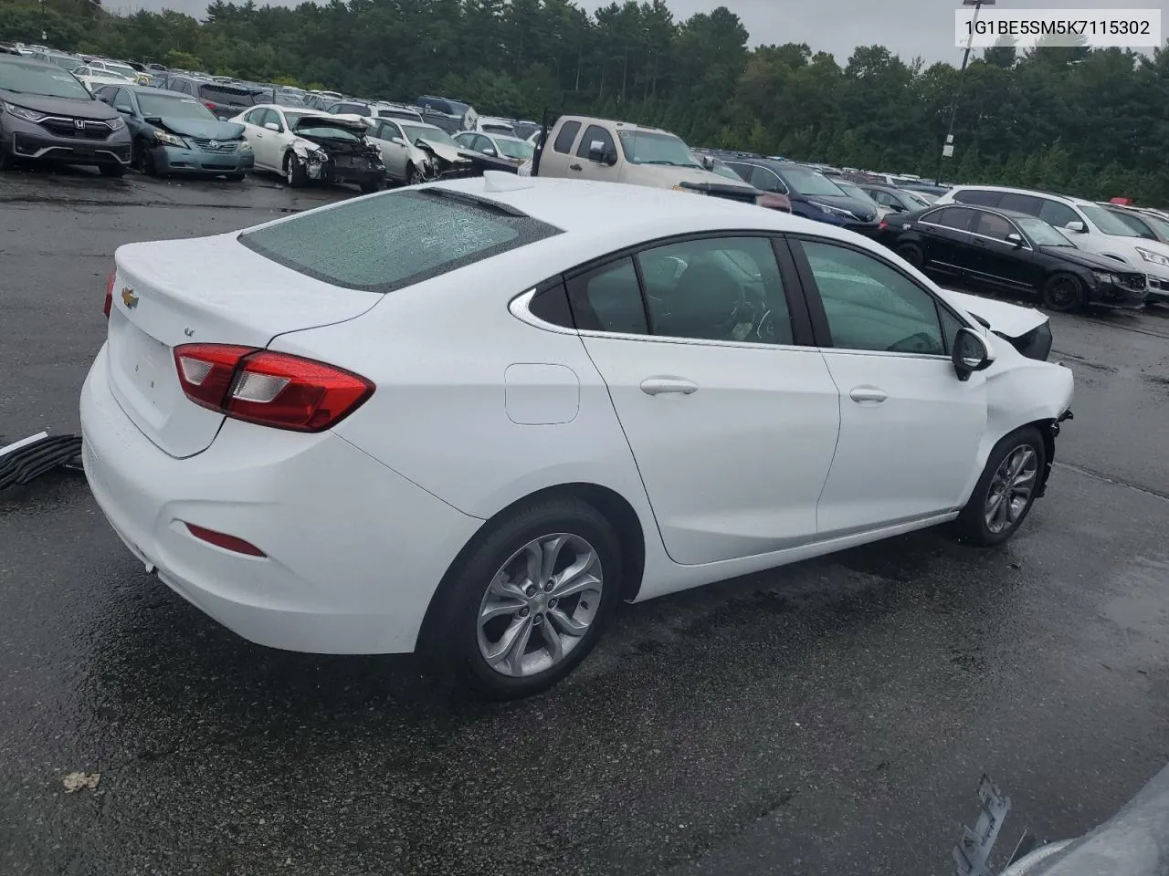 2019 Chevrolet Cruze Lt VIN: 1G1BE5SM5K7115302 Lot: 72377674