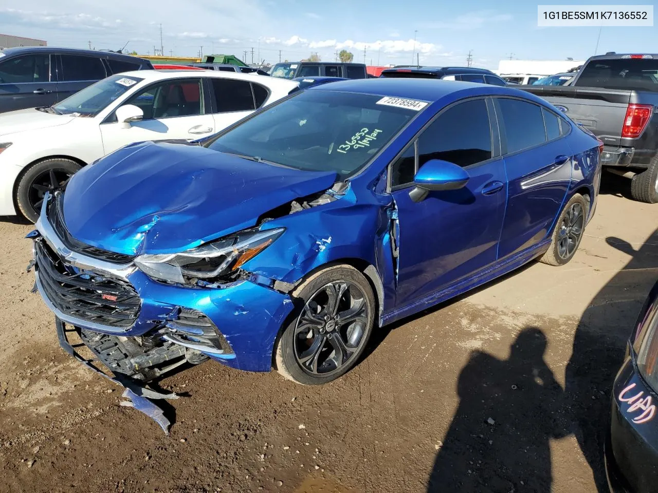 1G1BE5SM1K7136552 2019 Chevrolet Cruze Lt