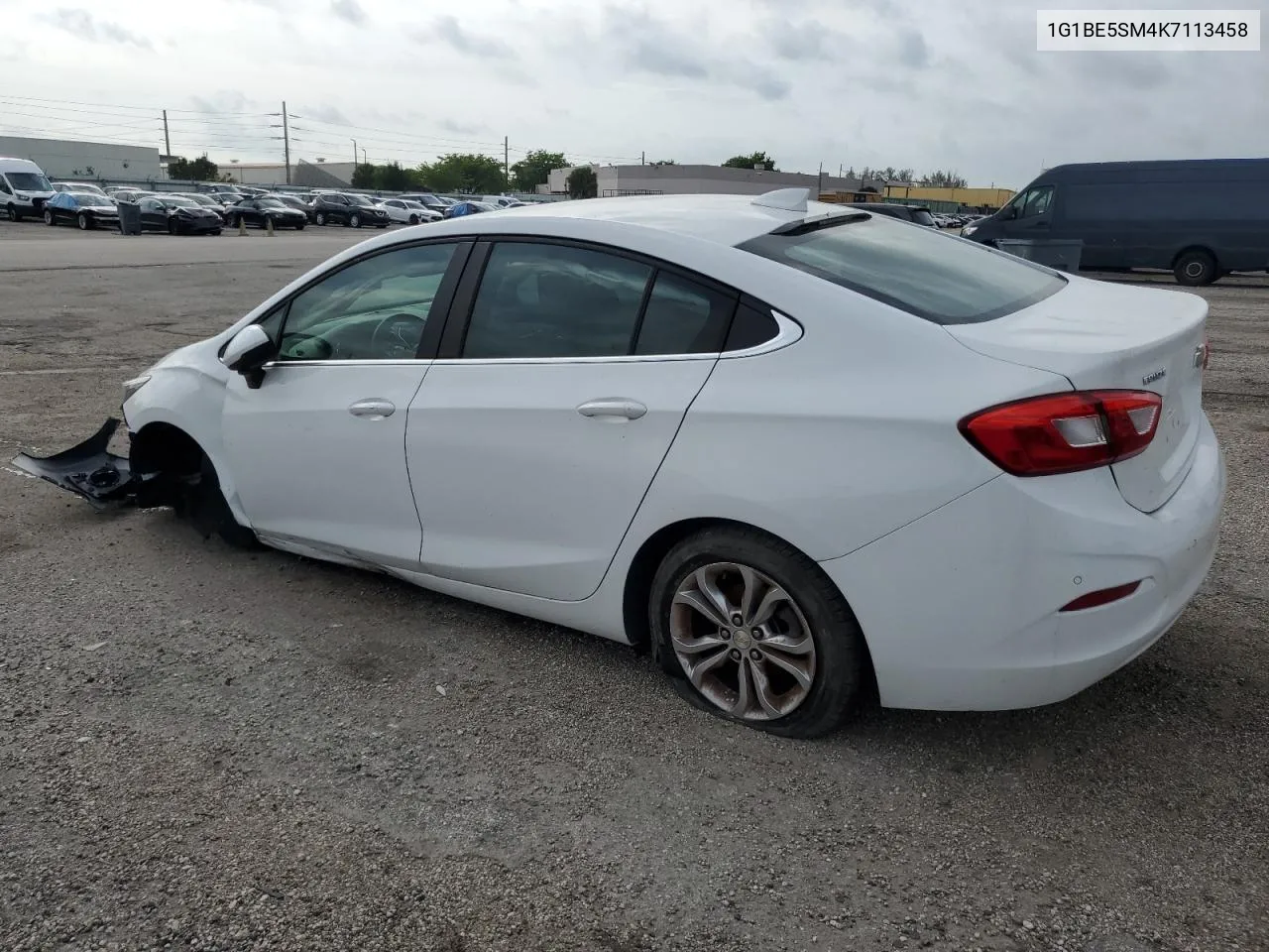 1G1BE5SM4K7113458 2019 Chevrolet Cruze Lt