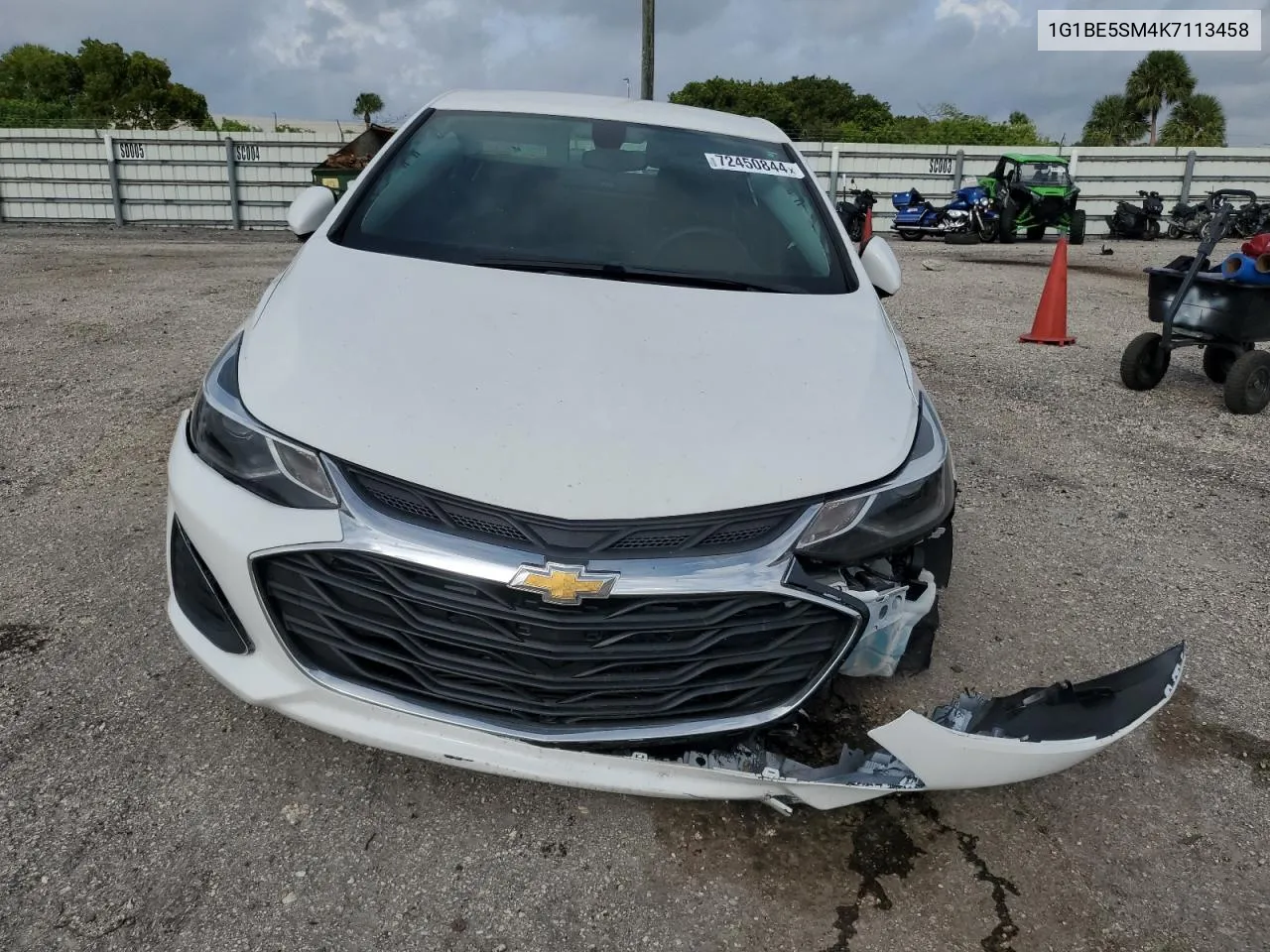 2019 Chevrolet Cruze Lt VIN: 1G1BE5SM4K7113458 Lot: 72450844