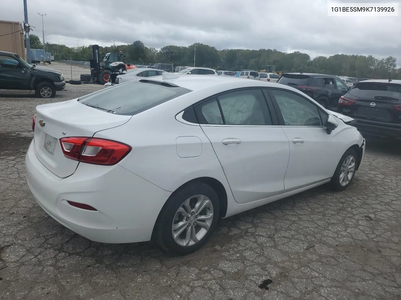 2019 Chevrolet Cruze Lt VIN: 1G1BE5SM9K7139926 Lot: 72807364