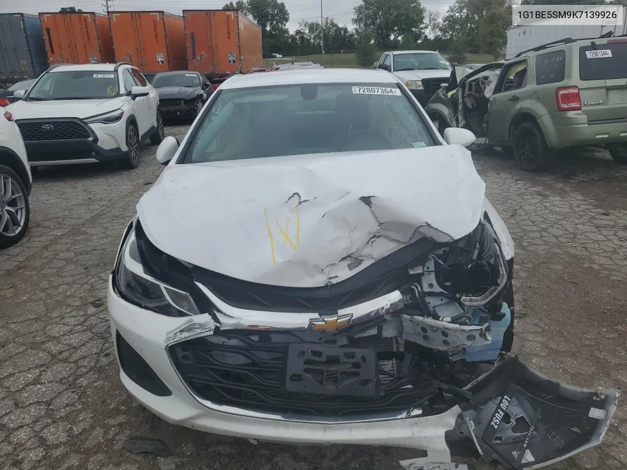 1G1BE5SM9K7139926 2019 Chevrolet Cruze Lt