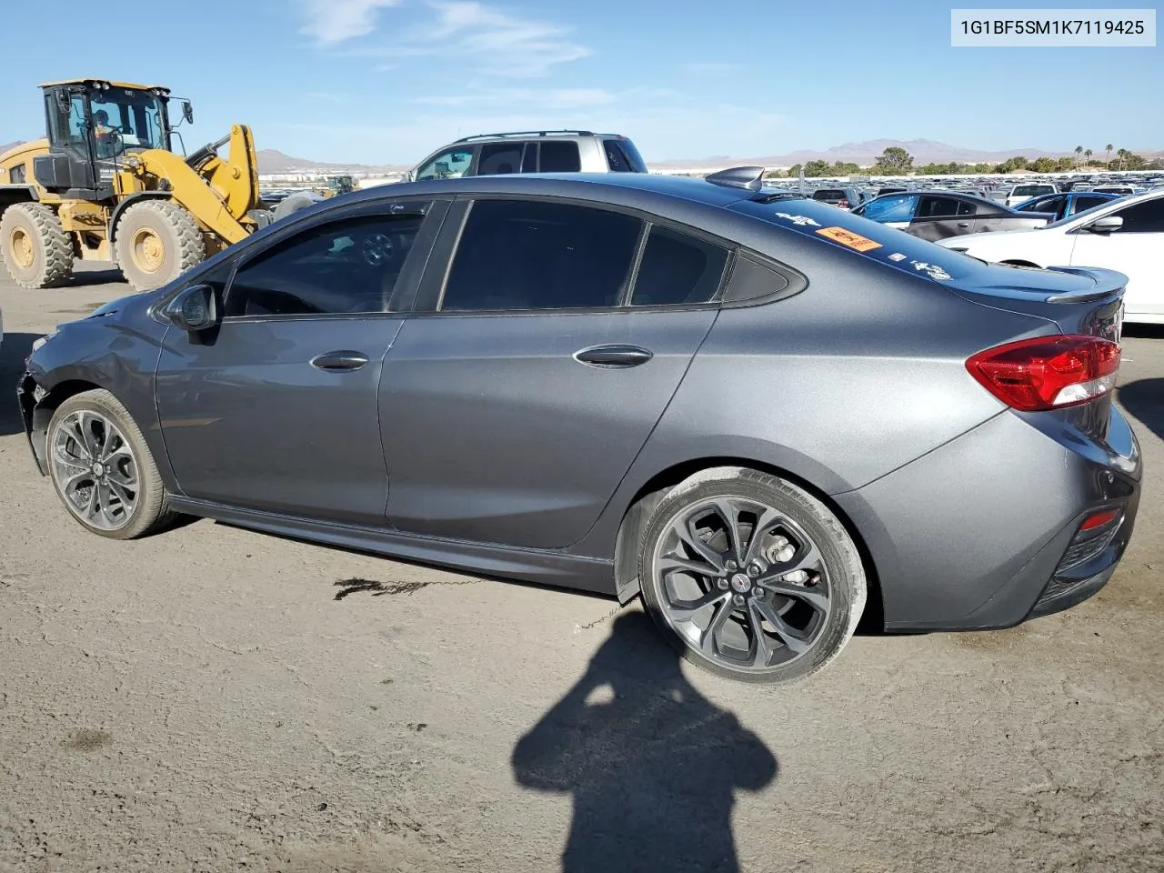 2019 Chevrolet Cruze Premier VIN: 1G1BF5SM1K7119425 Lot: 72975314