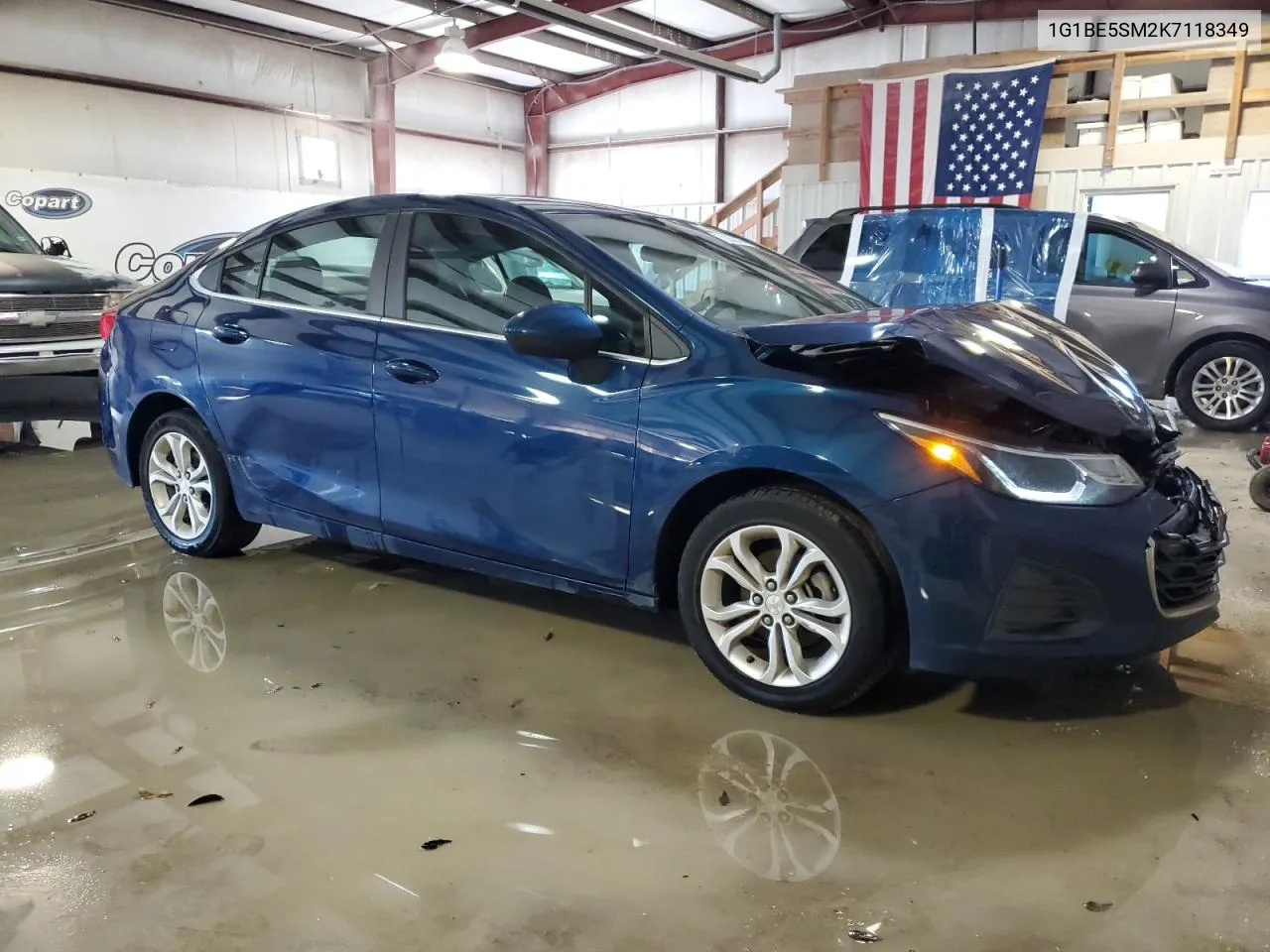 2019 Chevrolet Cruze Lt VIN: 1G1BE5SM2K7118349 Lot: 72992464