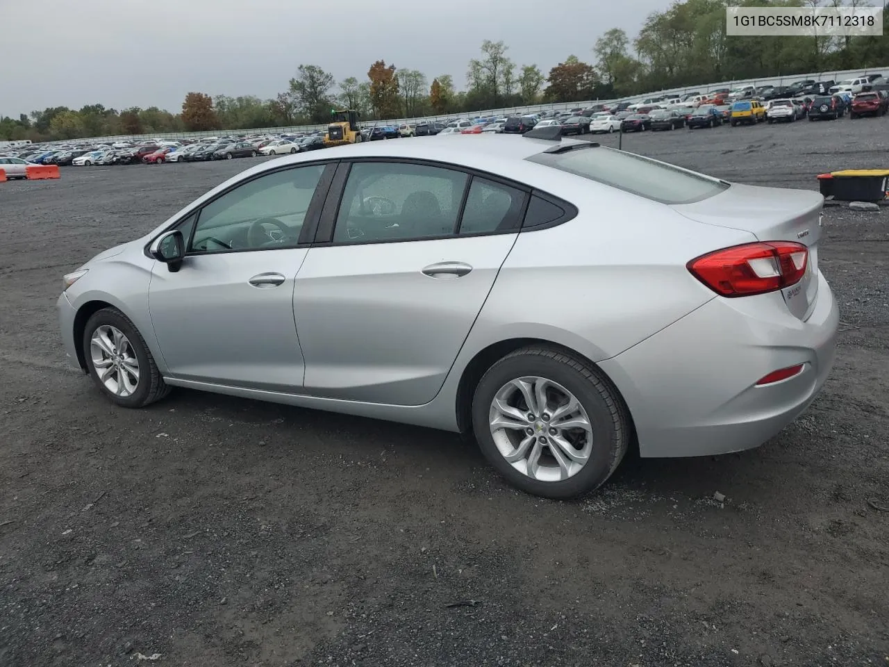 2019 Chevrolet Cruze Ls VIN: 1G1BC5SM8K7112318 Lot: 73034184