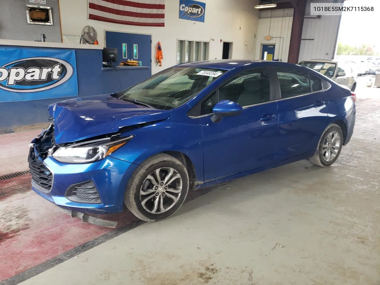 2019 Chevrolet Cruze Lt VIN: 1G1BE5SM2K7115368 Lot: 73048394