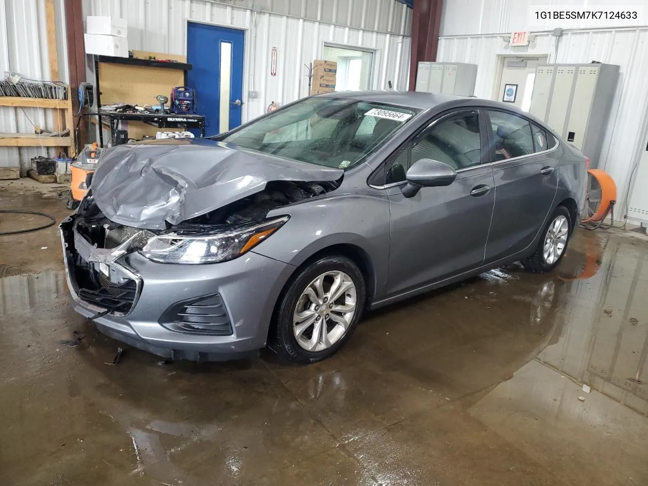 2019 Chevrolet Cruze Lt VIN: 1G1BE5SM7K7124633 Lot: 73095664