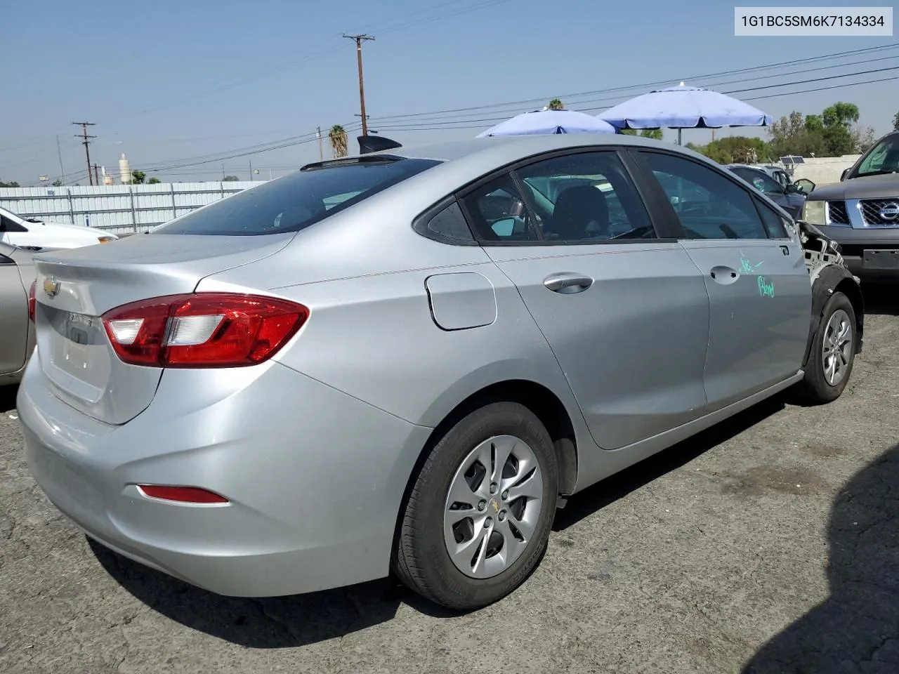 2019 Chevrolet Cruze Ls VIN: 1G1BC5SM6K7134334 Lot: 73112224