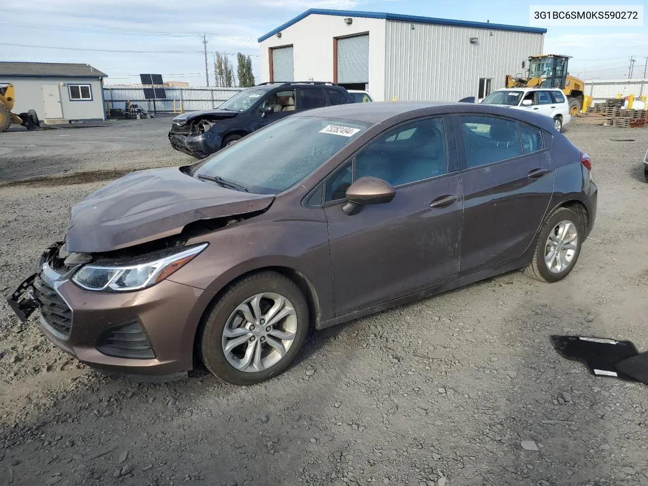 2019 Chevrolet Cruze Ls VIN: 3G1BC6SM0KS590272 Lot: 73282494