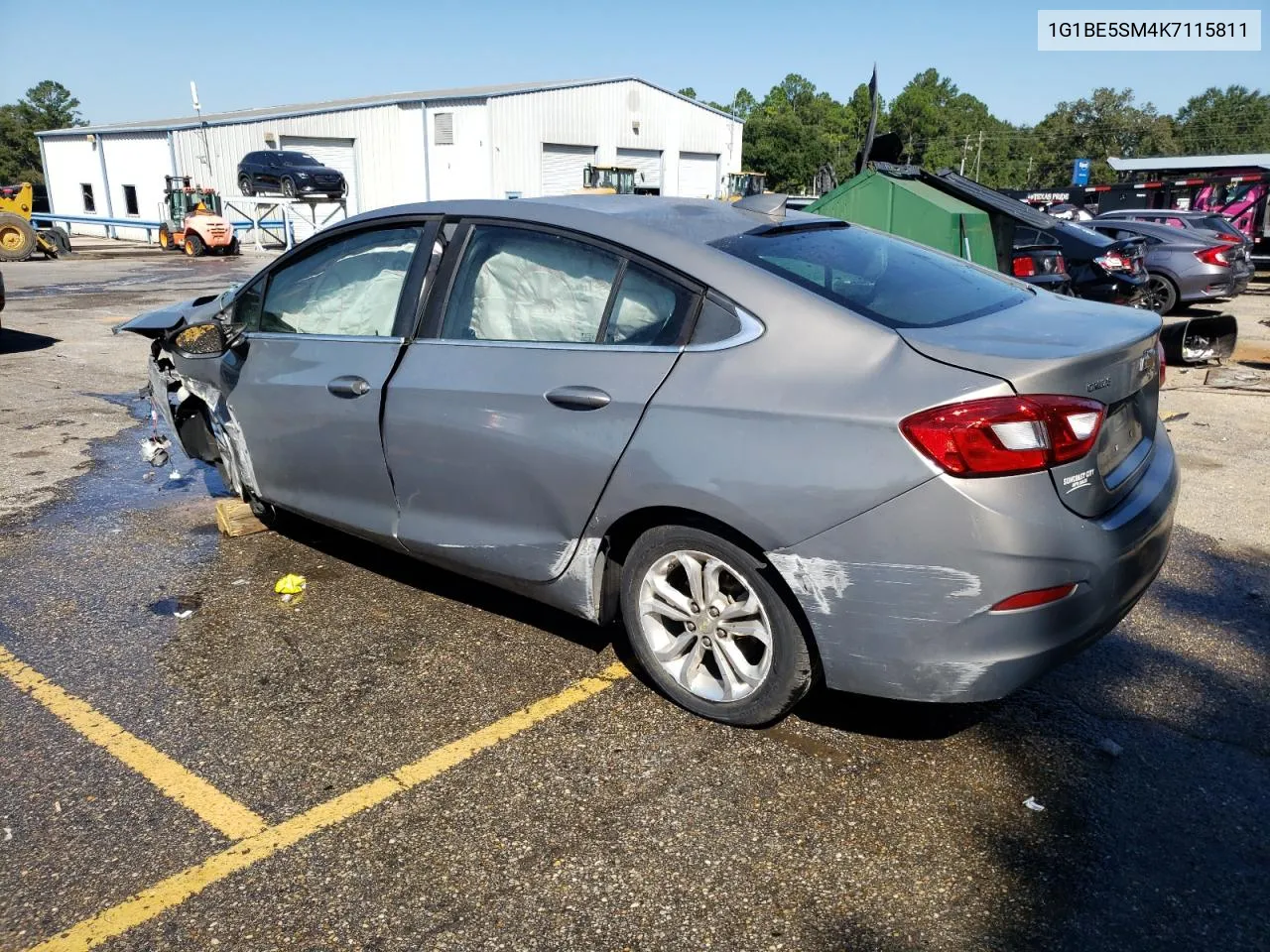 2019 Chevrolet Cruze Lt VIN: 1G1BE5SM4K7115811 Lot: 73338154