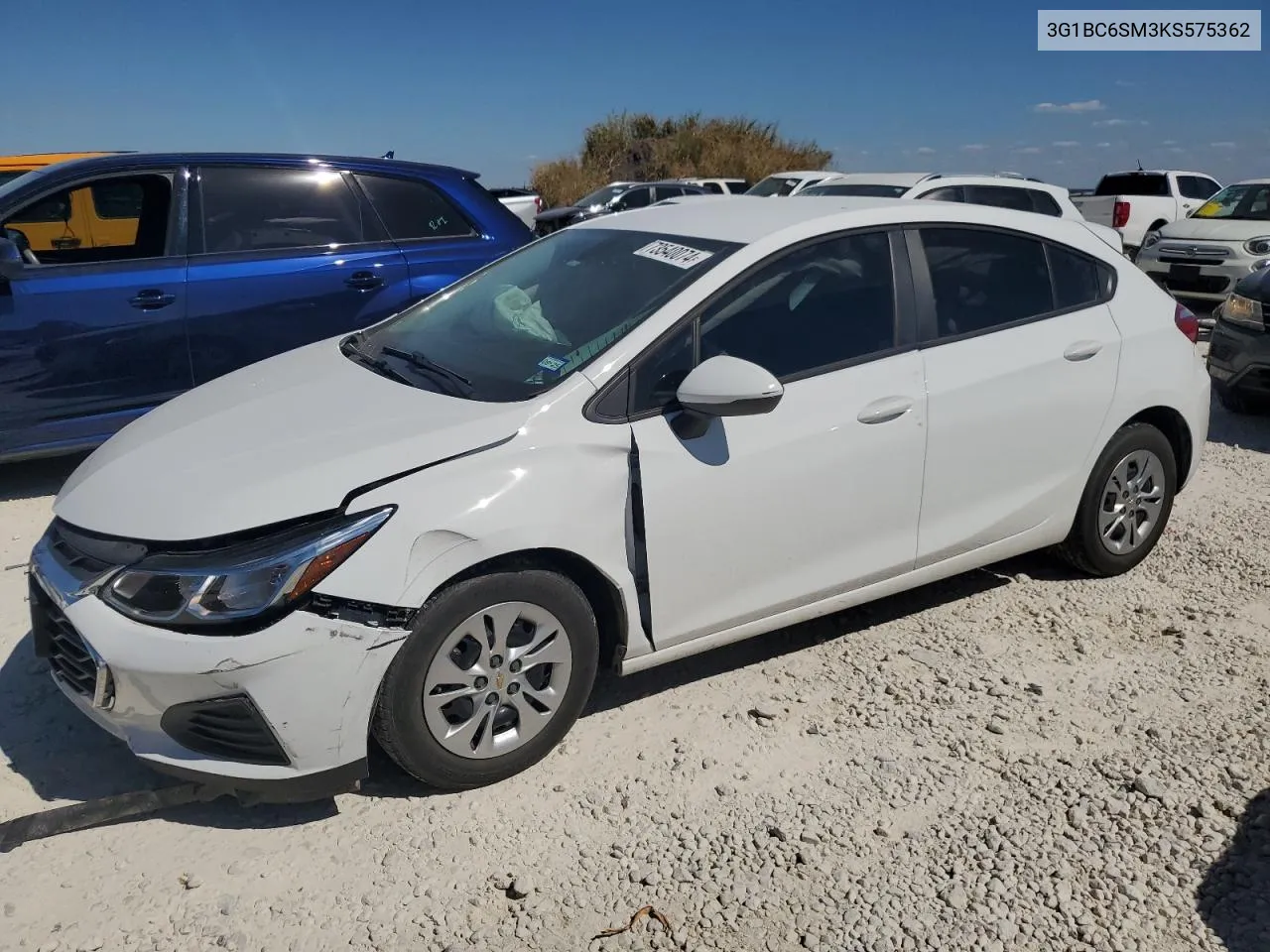 3G1BC6SM3KS575362 2019 Chevrolet Cruze Ls