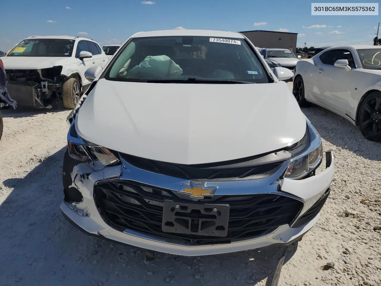 3G1BC6SM3KS575362 2019 Chevrolet Cruze Ls